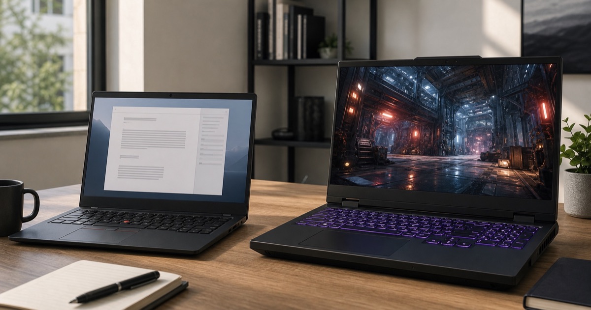 ThinkPad vs Legion, 업무용과 게임용 선택법